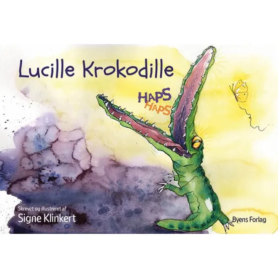 Signe Klinkert – Lucille Krokodille (børnebog, hardback)