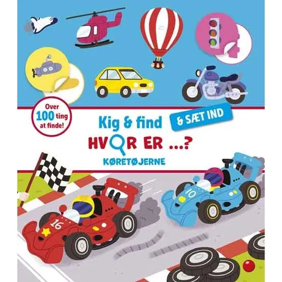 Kig & Find - Hvor er køretøjerne? (sæt ind)