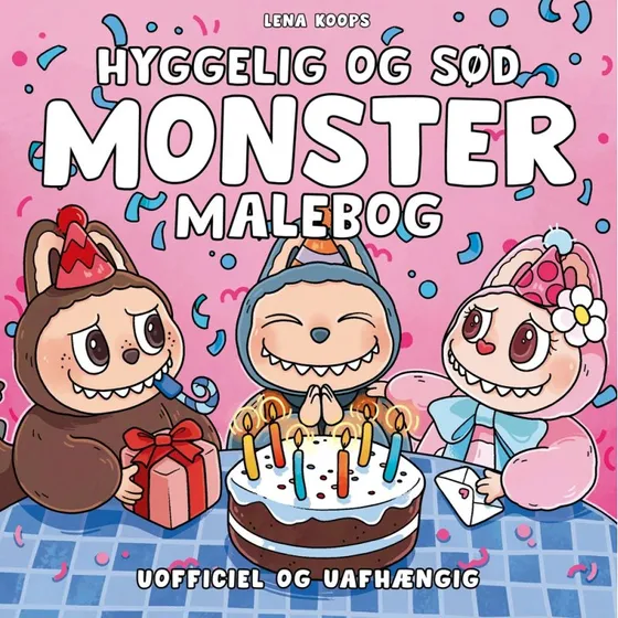 Cozy Coloring Labubu – Hyggelig monster malebog