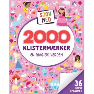 Forlaget Tukan - Sjov med 2000 klistermrker: En magisk verden
