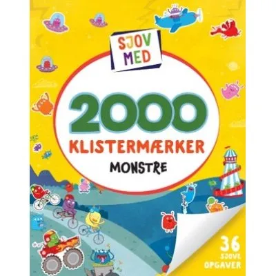 Tukan: Sjov med 2000 klistermrker  Monstre