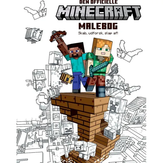 Minecraft – Den officielle malebog (over 60 illustrationer)