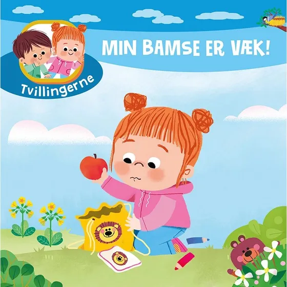 Tvillingerne: Min bamse er væk! - Børnebog (hardcover)