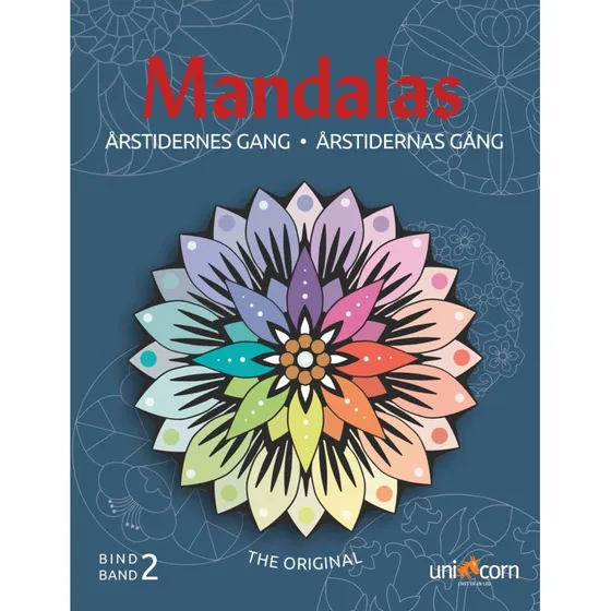 Mandalas: Årstidernes Gang Bind 2 – Malebog (paperback)