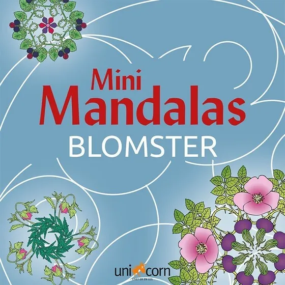 Mini Mandalas - Blomster (mini malebog, paperback)