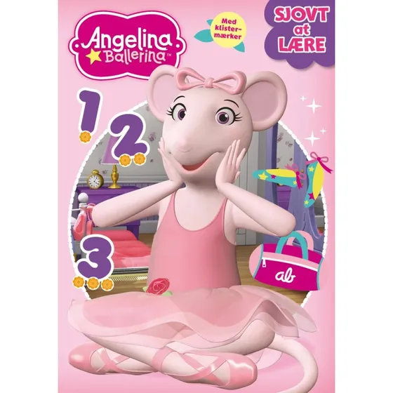 Angelina: Sjovt at lre 123  aktivitetshfte