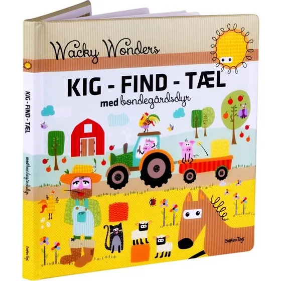Wacky Wonders - Kig, Find & Tæl: Bondegårdsdyr (Papbog)