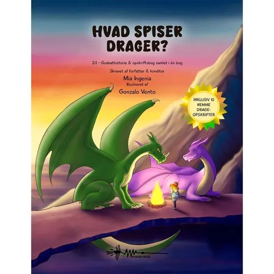 Mia Ingenia: Hvad spiser drager?  Brnebog (hardback)