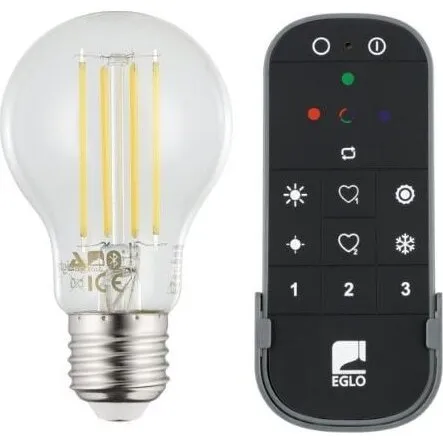EGLO CONNECT-Z E27 A60 LED 6W 4000K 2-pak m/fjernbetjening