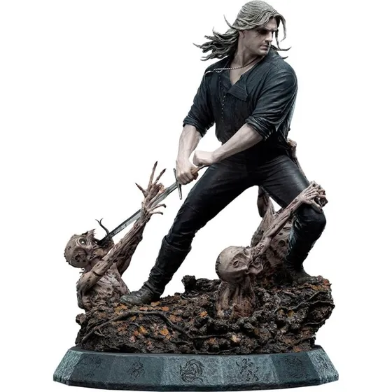Weta Workshop - Geralt 'Den Hvide Ulv' 1:4 Limiteret Statue (40×51×40 cm)