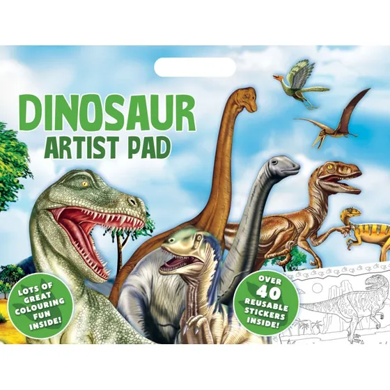 DINOSAURUS Artist Pad A3 - Alligator malebog
