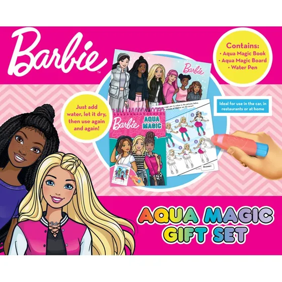 Barbie Aqua Magic - Alligator malebog (vandbaserede farver)