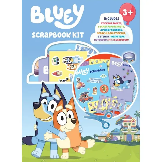 BLUEY Scrap Book Kit  Alligator kreativt scrap-st