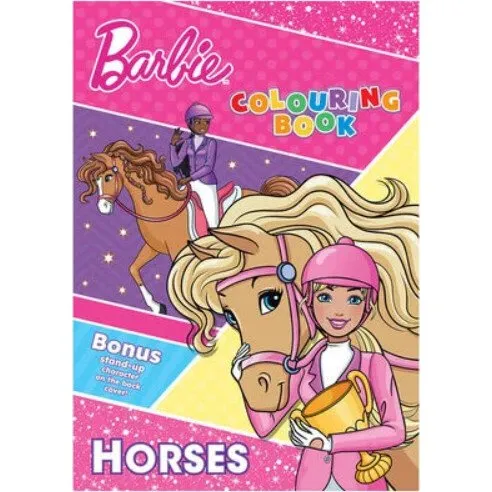 Barbie Horses Malebog  48 sider