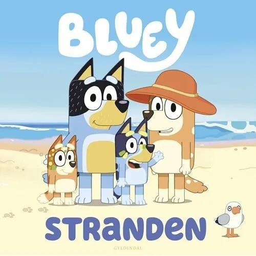 Bluey - Stranden (Hardcover børnebog)