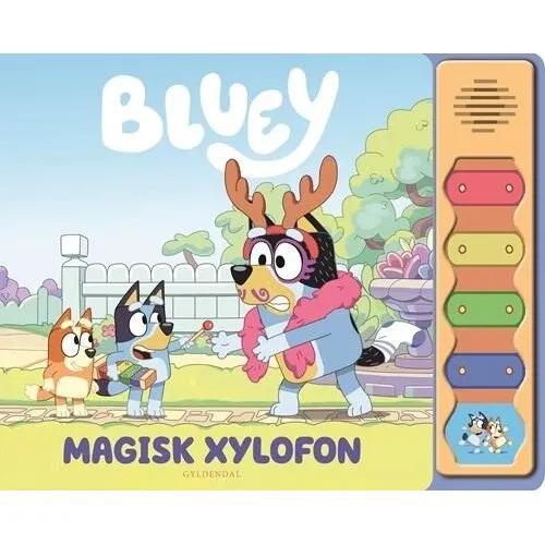 Bluey Magisk xylofon - papbog med lydpanel