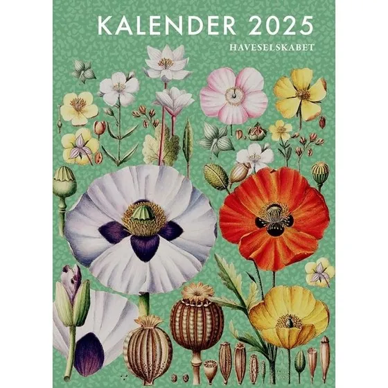 Haveselskabet Kalender 2025 – Årbog (hardcover, Geissler-illustrationer)