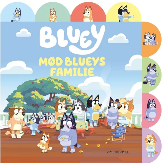 Bluey  Md Blueys familie, papbog (16 sider)