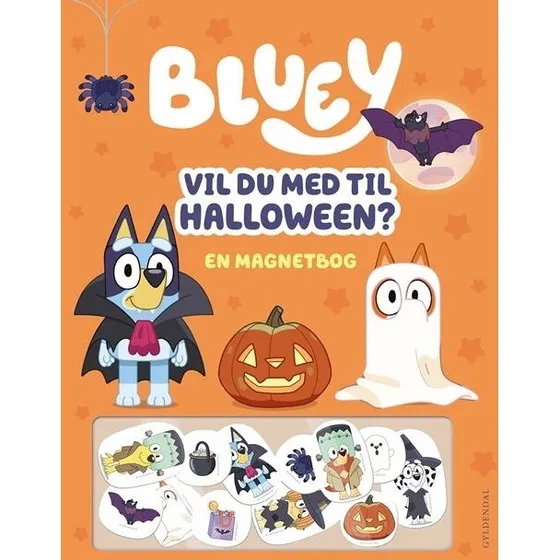 Bluey - Vil du med til Halloween? (magnetbog)