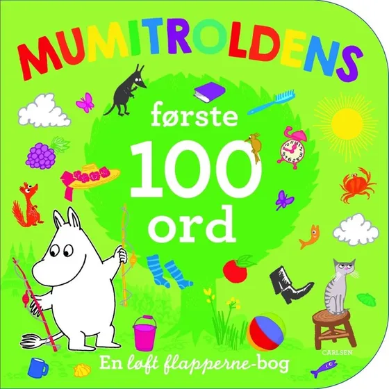 Mumitroldens Frste 100 Ord  Papbog med flapper