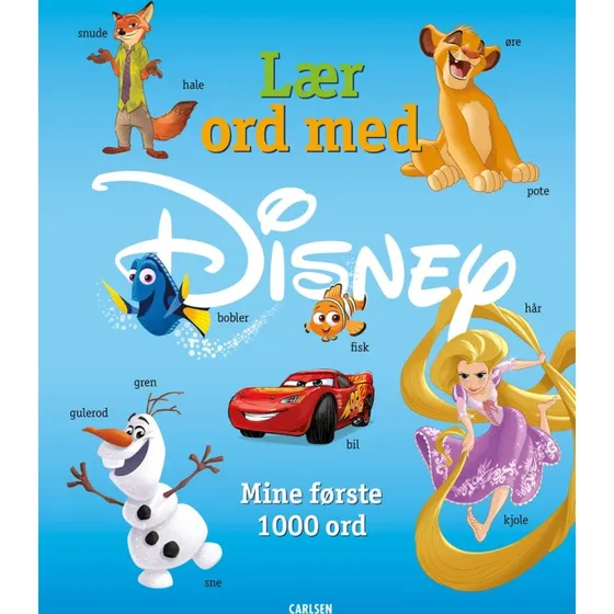 Disney Lr ord - Mine frste 1000 ord (hardcover)