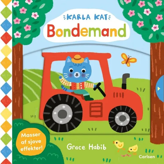 Karla Kat: Bondemand - Papbog fra 12 mdr.