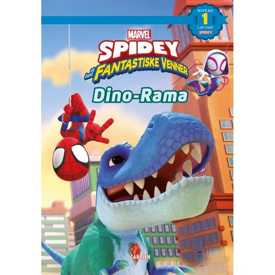 Spidey - Læs med Spidey: Dino-rama (hardcover, letlæsning 1)