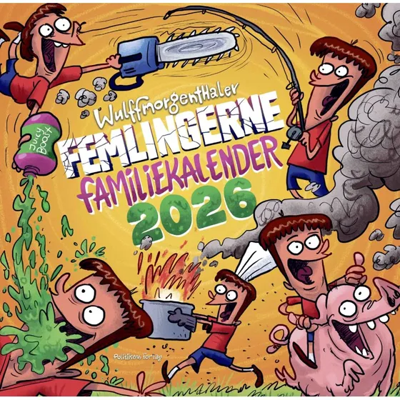 Wulffmorgenthaler Femlingerne Familiekalender 2026 - Hardcover