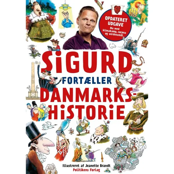 Sigurd Barrett: Fortæller Danmarkshistorie (opdateret, hardcover)