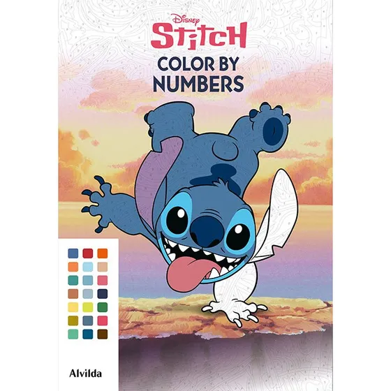 Color by Numbers Stitch - Hftet malebog