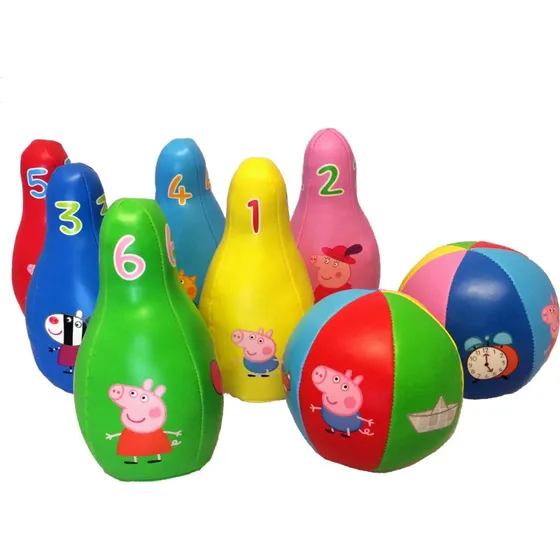 Barbo Toys Gurli Gris soft bowling-st