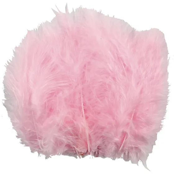 Creativ Company - Dun 5-12 cm, lyserød, 15 stk