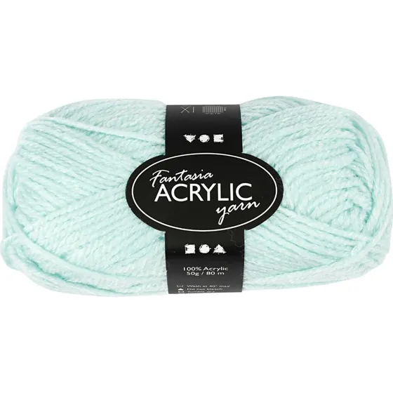 Fantasia Akrylgarn 50g/80m - Mint grn