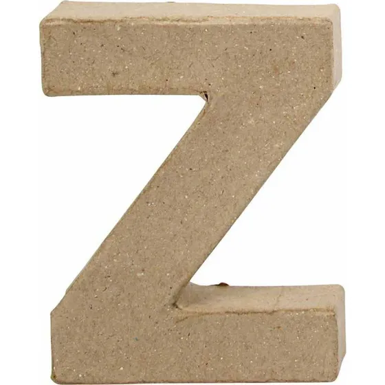 Creativ Company Papmach-bogstav Z, H10 x B7,5 cm