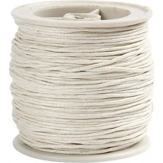 Creativ Company Knyttesnor vokset rhvid 1 mm 40 m
