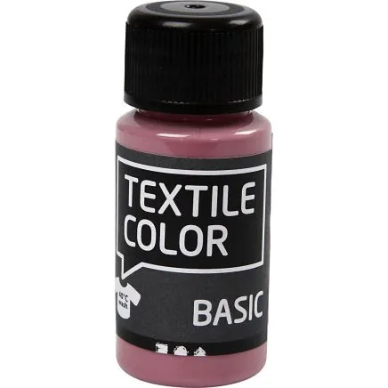 Creativ Company Textile Color tekstilmaling 50 ml - mrk rosa