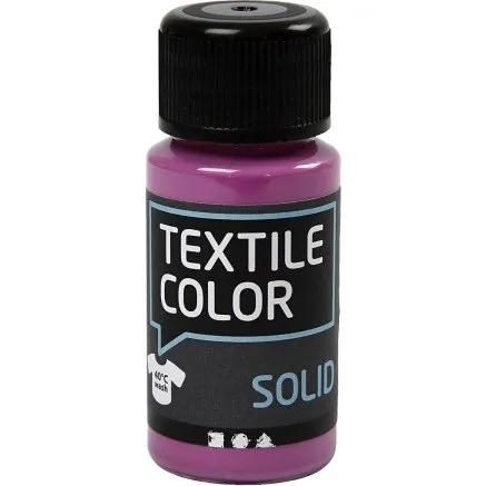 Textile Solid Tekstilmaling Dkkende Fuchsia 50 ml