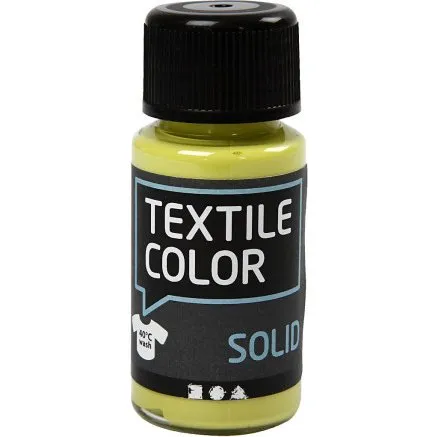 Textile Solid dkkende tekstilmaling, kiwi, 50 ml