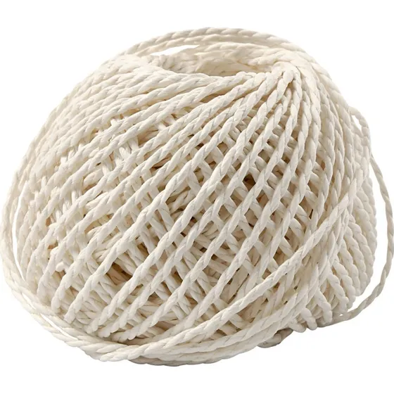 Creativ Company Papirgarn 2,53 mm, hvid 40 m (150 g)