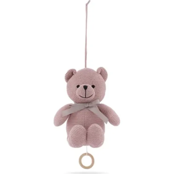 Vanilla Copenhagen Bamse med Musik Teddy - Misty Rose