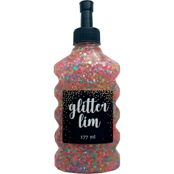 Glitterlim Grov Pink 177 ml