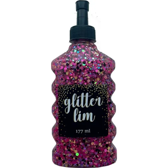 Glitterlim Grov Glitter Pink 177