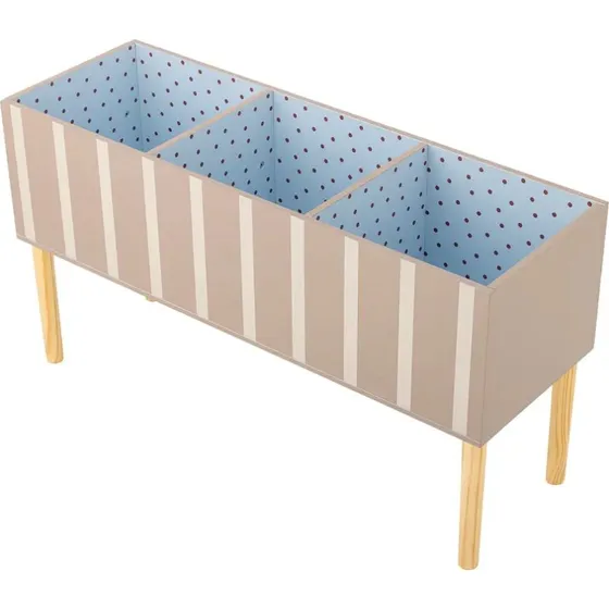 Bloomingville MINI Salam bogkasse, brun (L90×H50×B30)