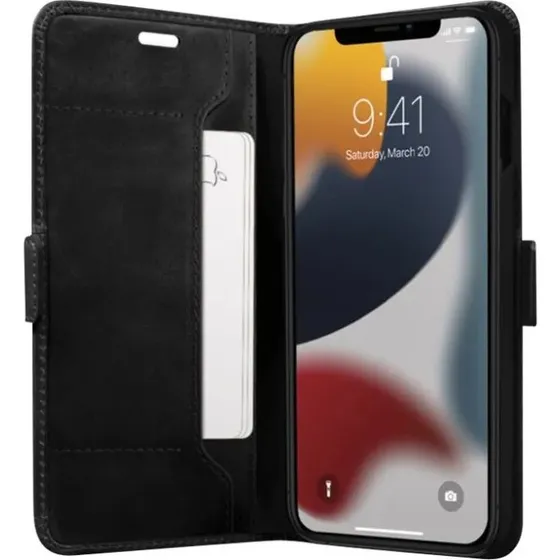 Dbramante1928 Copenhagen Slim Flipcover til iPhone 13 Pro, sort