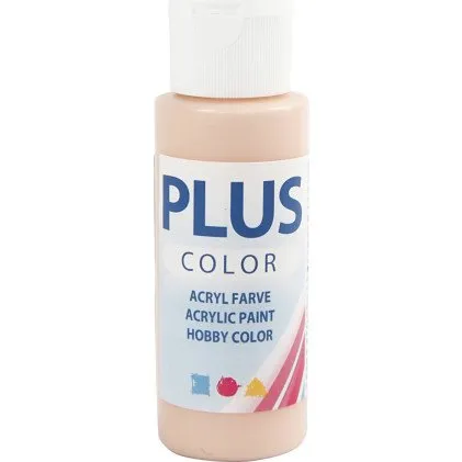 Plus Color Hobbymaling, fersken 60 ml