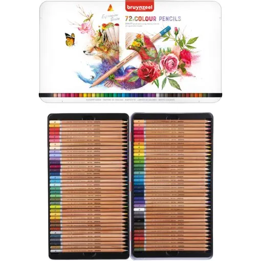 Bruynzeel Expression Farveblyanter 72 stk, 3,3 mm kerne