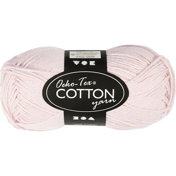 Creativ Company Bomuldsgarn Dusty Rose 50 g (170 m)