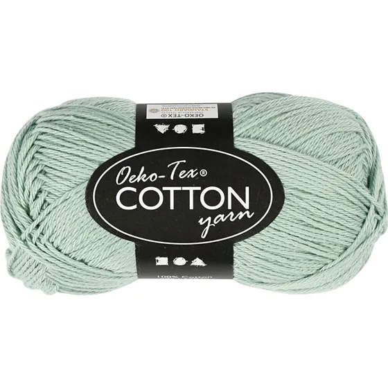 Creativ Company Bomuldsgarn Mint Grn 50 g (170 m)