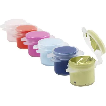 Plus Color Hobbymaling 6x5 ml  strke farver