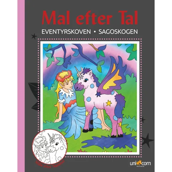 Mal efter Tal Eventyrskoven - Malebog til brn (24 sider)
